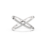 Load image into Gallery viewer, Signum Cross Lab Grown Diamond Ring by Stefee Jewels