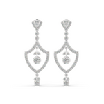 Load image into Gallery viewer, Sparkling Stars Lab Grown Diamond Drop Earrings by Stefee Jewels
