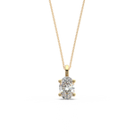 Load image into Gallery viewer, Solitaire Oval Lab Grown Diamond Pendant by Stefee