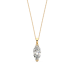 Load image into Gallery viewer, Solitaire Marquise Lab Grown Diamond Pendant by Stefee