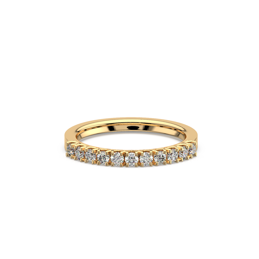 11-Stone Round Vows Lab Grown - Engagement Diamond Ring by Stefee Jewels