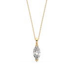 Load image into Gallery viewer, Solitaire Marquise Lab Grown Diamond Pendant by Stefee