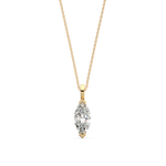 Load image into Gallery viewer, Solitaire Marquise Lab Grown Diamond Pendant by Stefee

