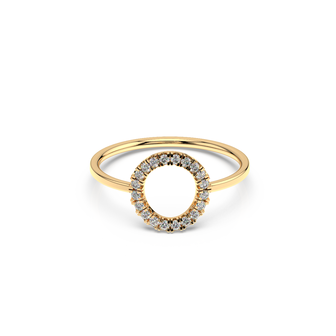 Circle Of Life Lab Grown - Engagement Diamond Ring by Stefee Jewels