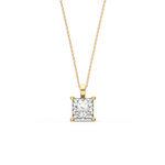 Load image into Gallery viewer, Solitaire Princess Lab Grown Diamonds Pendant by Stefee
