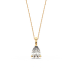 Load image into Gallery viewer, Solitaire Pear Lab Grown Diamond Pendant by Stefee
