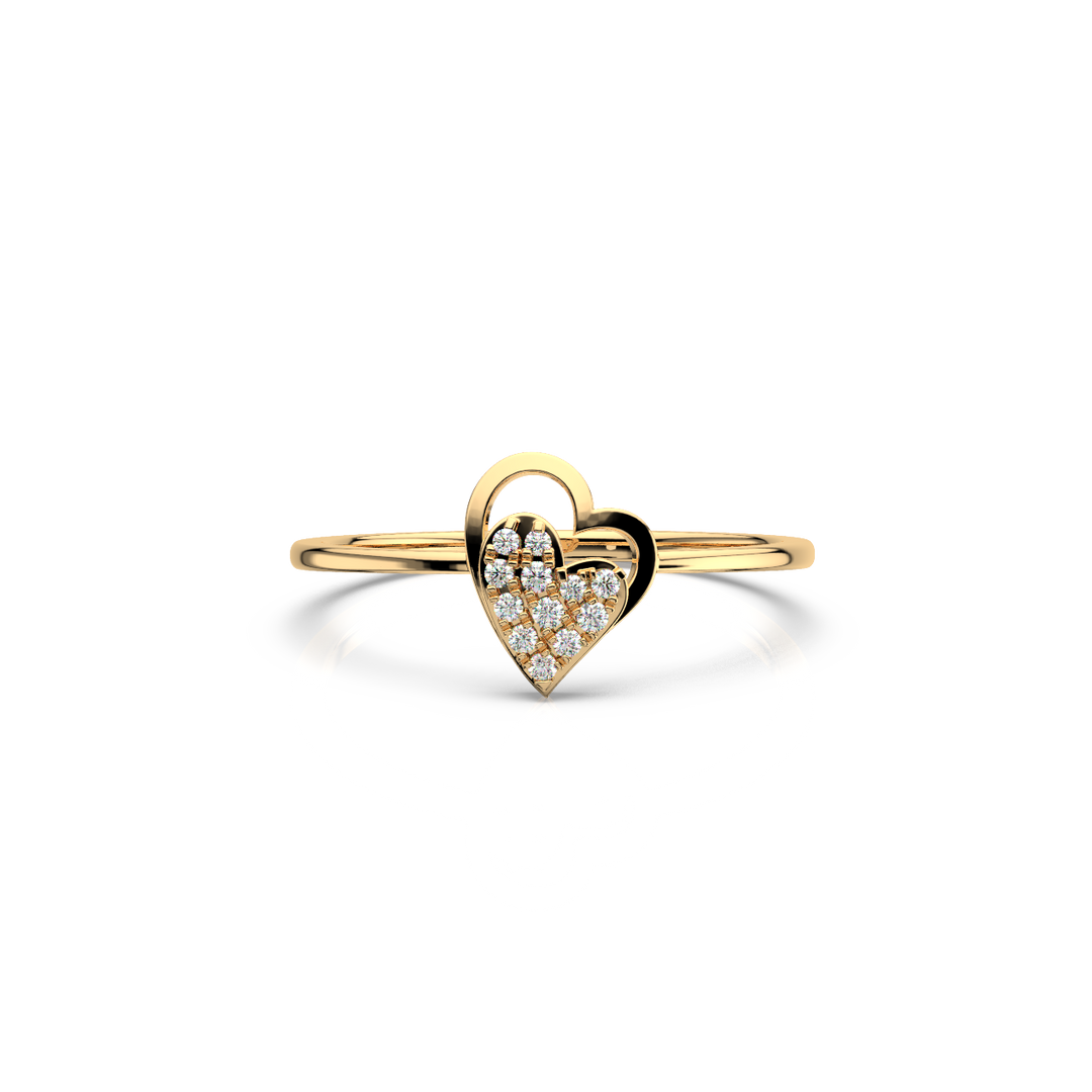 Heart On Fire Lab Grown Diamond Ring by Stefee