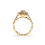 Load image into Gallery viewer, Double Halo Lab Grown - Engagement Diamond Ring by Stefee Jewels