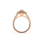 Load image into Gallery viewer, Lab Grown Diamond Cluster Double Halo - Engagement Ring by Stefee Jewels