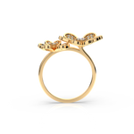 Load image into Gallery viewer, Complimenting Flowers Lab Grown Diamond Ring by Stefee Jewels