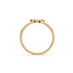 Load image into Gallery viewer, Studded Swan Lab Grown Diamond Ring by Stefee Jewels
