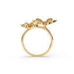 Load image into Gallery viewer, Complimenting Flowers Lab Grown Diamond Ring by Stefee