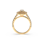 Load image into Gallery viewer, Double Halo Lab Grown - Engagement Diamond Ring by Stefee
