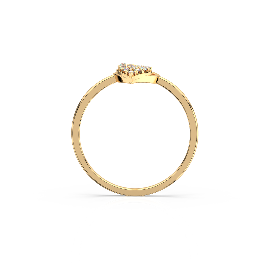Heart On Fire Lab Grown Diamond Ring by Stefee Jewels