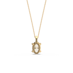 Load image into Gallery viewer, Solitaire Oval Lab Grown Diamond Pendant by Stefee