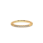 Load image into Gallery viewer, Round Embellished  Lab Grown Diamond Band by Stefee Jewels