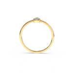 Load image into Gallery viewer, Round-Dewdrop Lab Grown Diamond Ring by Stefee Jewels