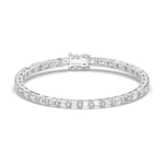 Load image into Gallery viewer, Radiant Lab Grown Diamond Tennis Bracelets by Stefee Jewels