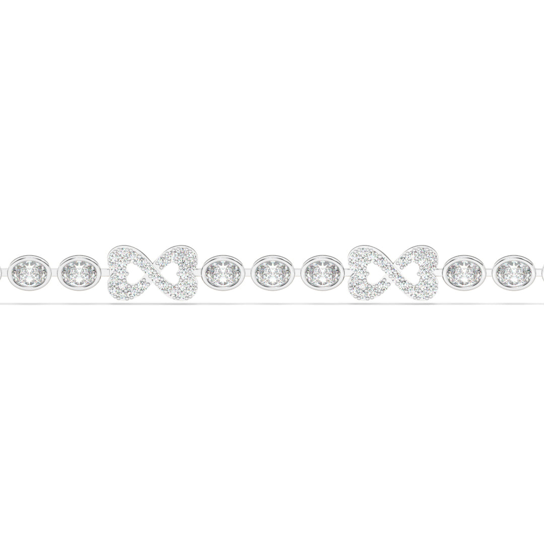 Exquisite Lab Grown Diamond Bracelet by Stefee Jewels