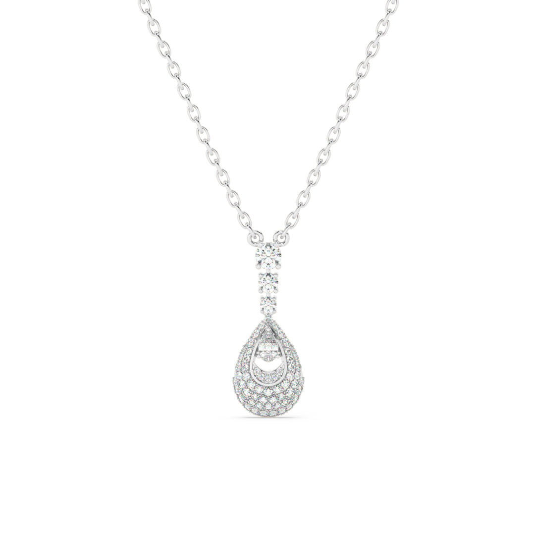 Queenly-Studden  Lab Grown Diamond  Pendant by Stefee Jewels