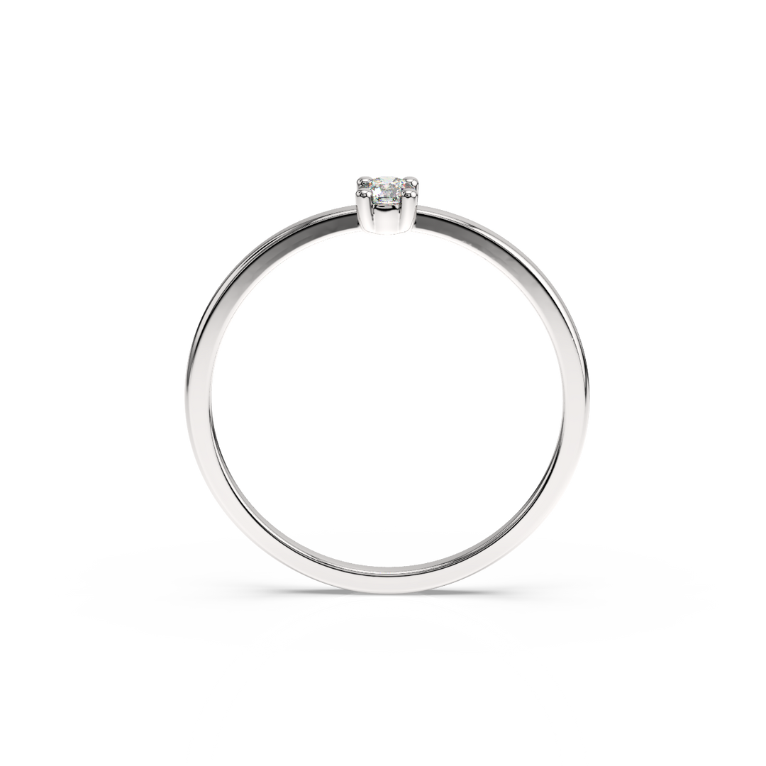 Tiny Diamond Lab Grown Diamond Ring by Stefee Jewels