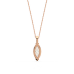 Load image into Gallery viewer, Solitaire Marquise Lab Grown Diamond Pendant by Stefee