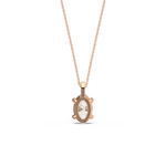 Load image into Gallery viewer, Solitaire Oval Lab Grown Diamond Pendant by Stefee
