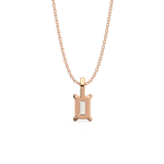 Load image into Gallery viewer, Solitaire Emerald Lab Grown Diamond Pendant by Stefee