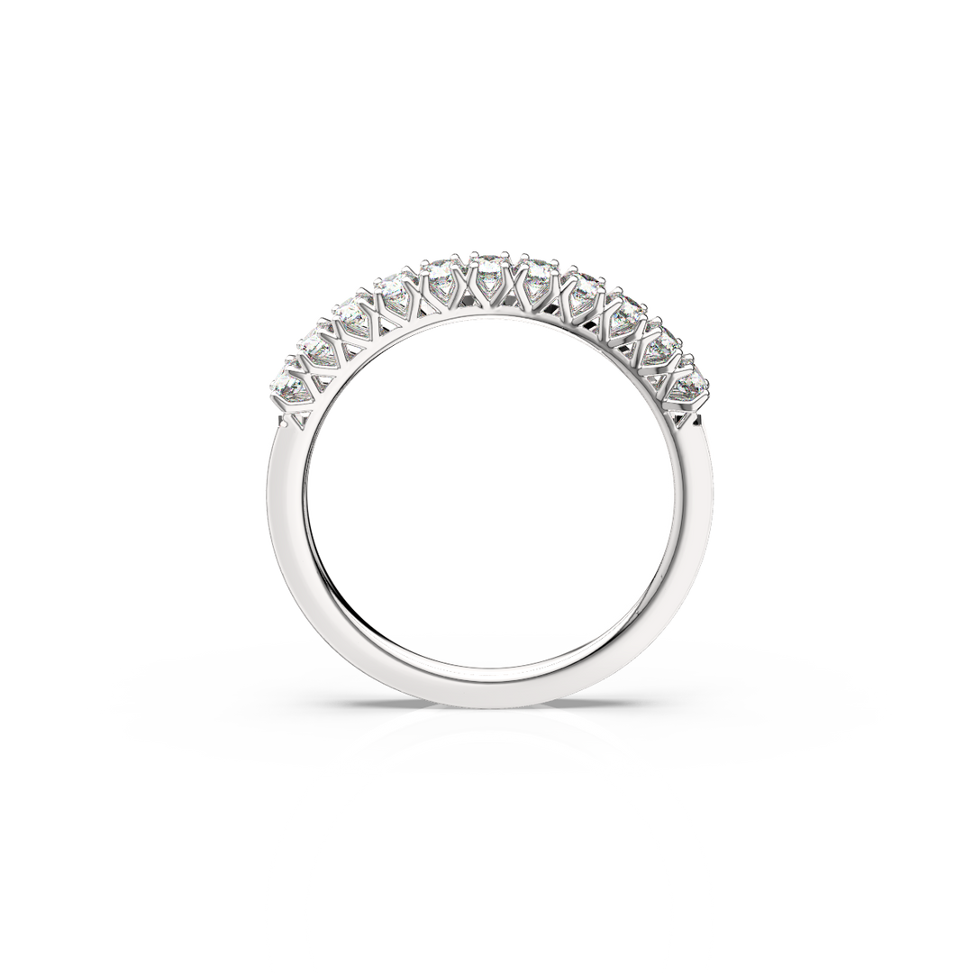 11-Stone Round Vows Lab Grown - Engagement Diamond Ring by Stefee Jewels