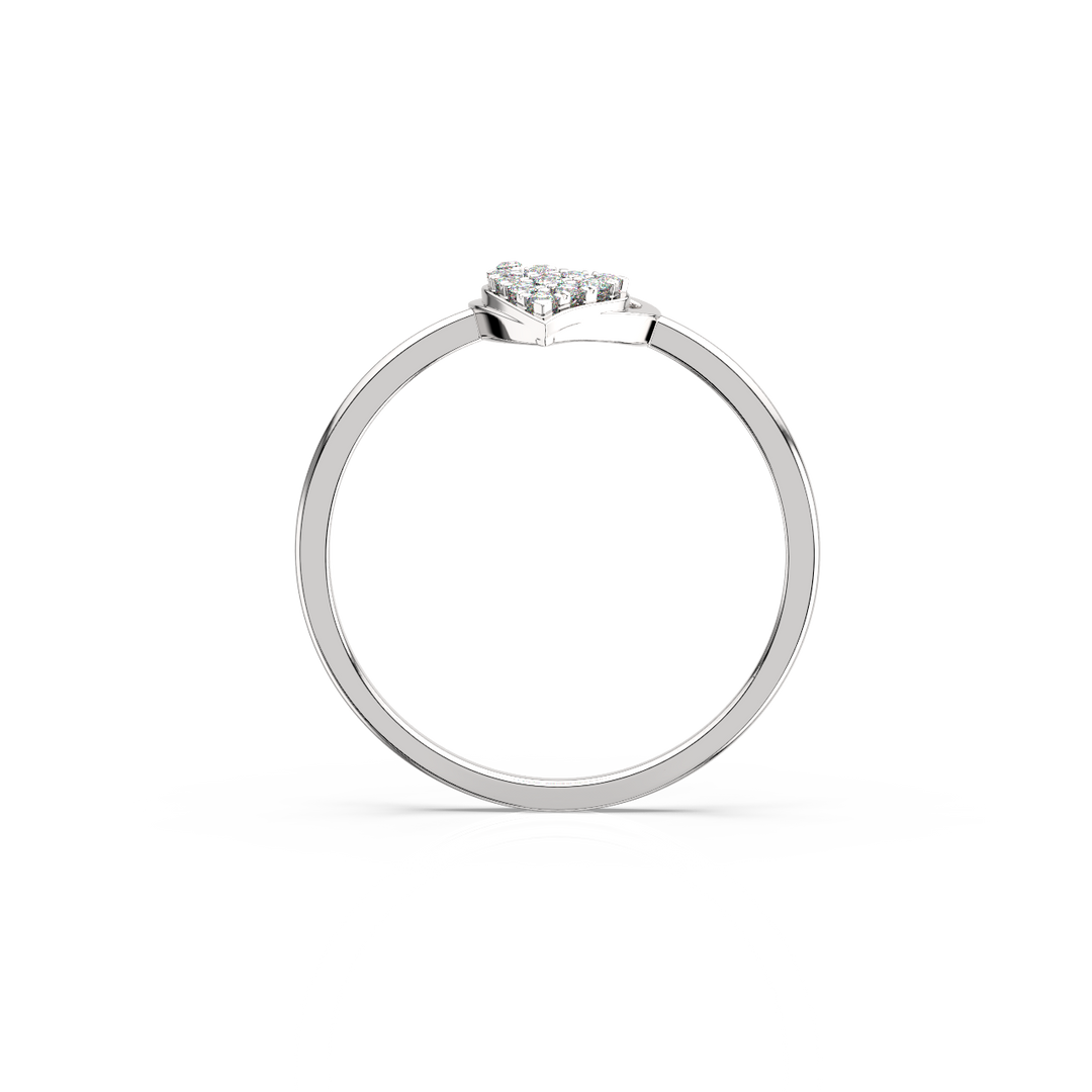 Heart On Fire Lab Grown Diamond Ring by Stefee Jewels