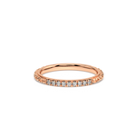 Load image into Gallery viewer, Round Embellished  Lab Grown Diamond Band by Stefee Jewels