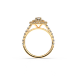 Load image into Gallery viewer, Lab Grown Diamond Cluster Double Halo - Engagement Ring by Stefee Jewels