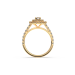 Load image into Gallery viewer, Lab Grown Diamond Cluster Double Halo - Engagement Ring by Stefee
