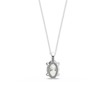 Load image into Gallery viewer, Solitaire Oval Lab Grown Diamond Pendant by Stefee