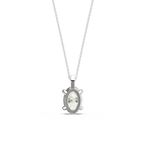 Load image into Gallery viewer, Solitaire Oval Lab Grown Diamond Pendant by Stefee