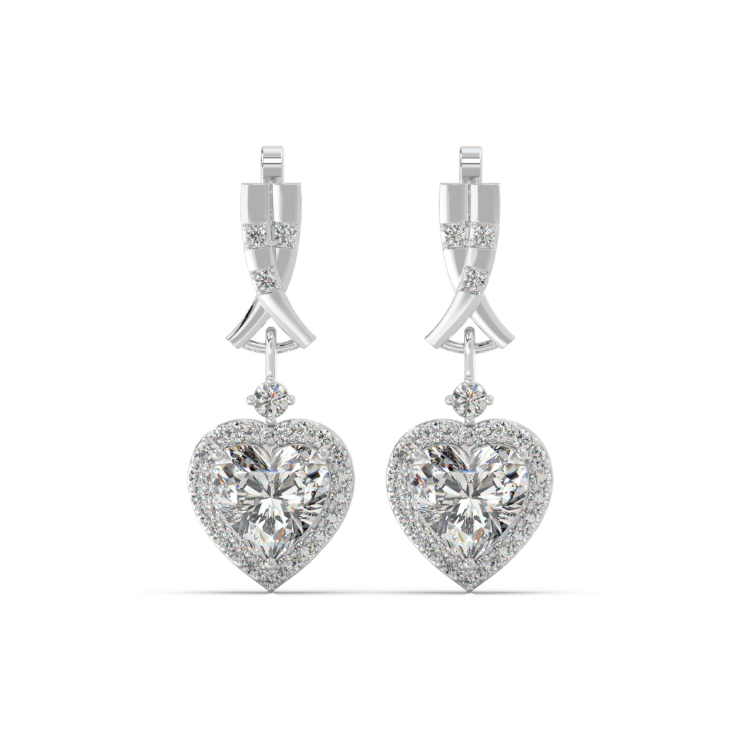 Timeless Treasures Lab Grown Diamond Drop Earrings by Stefee Jewels