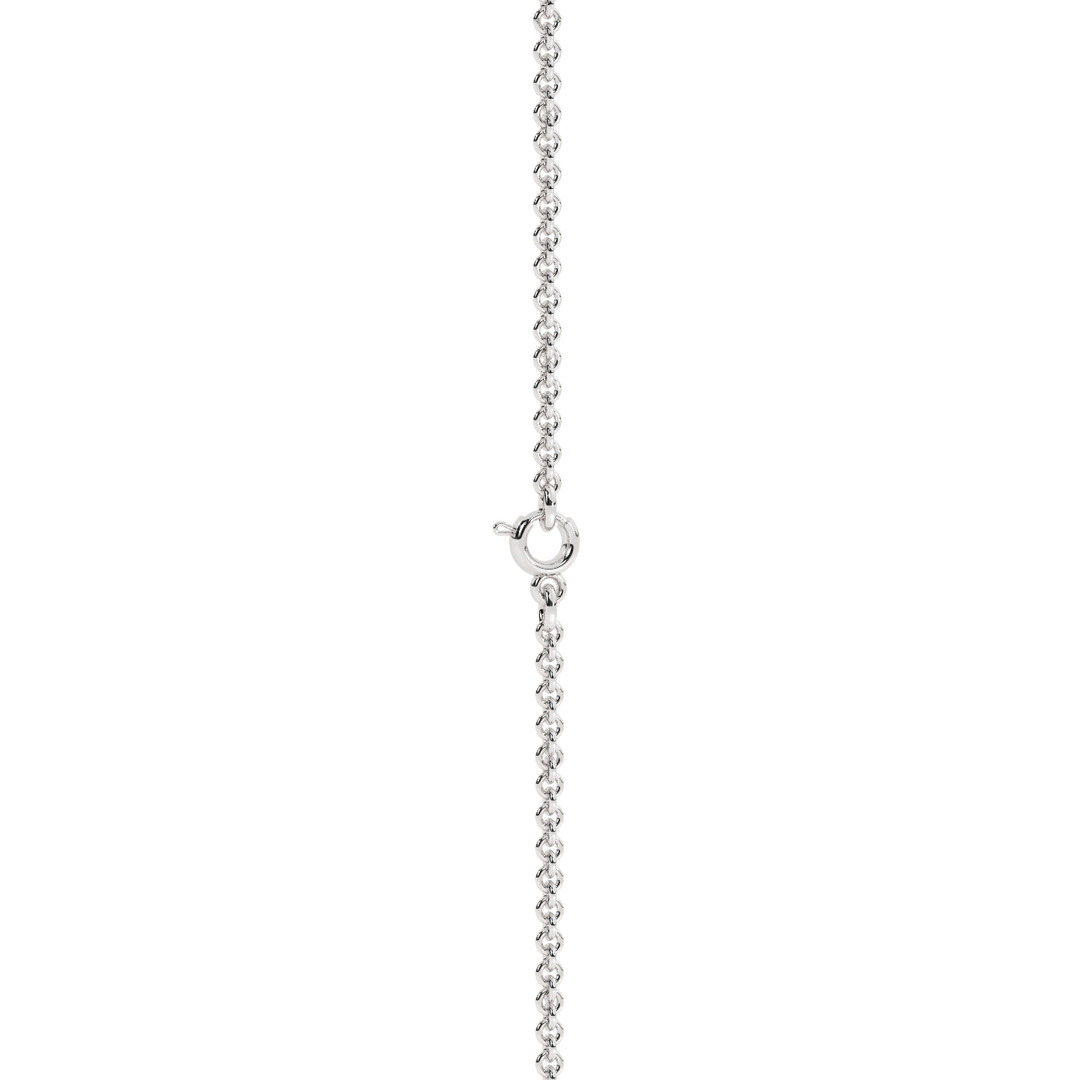 Double Round Halo Lab Grown Diamond Necklace by Stefee