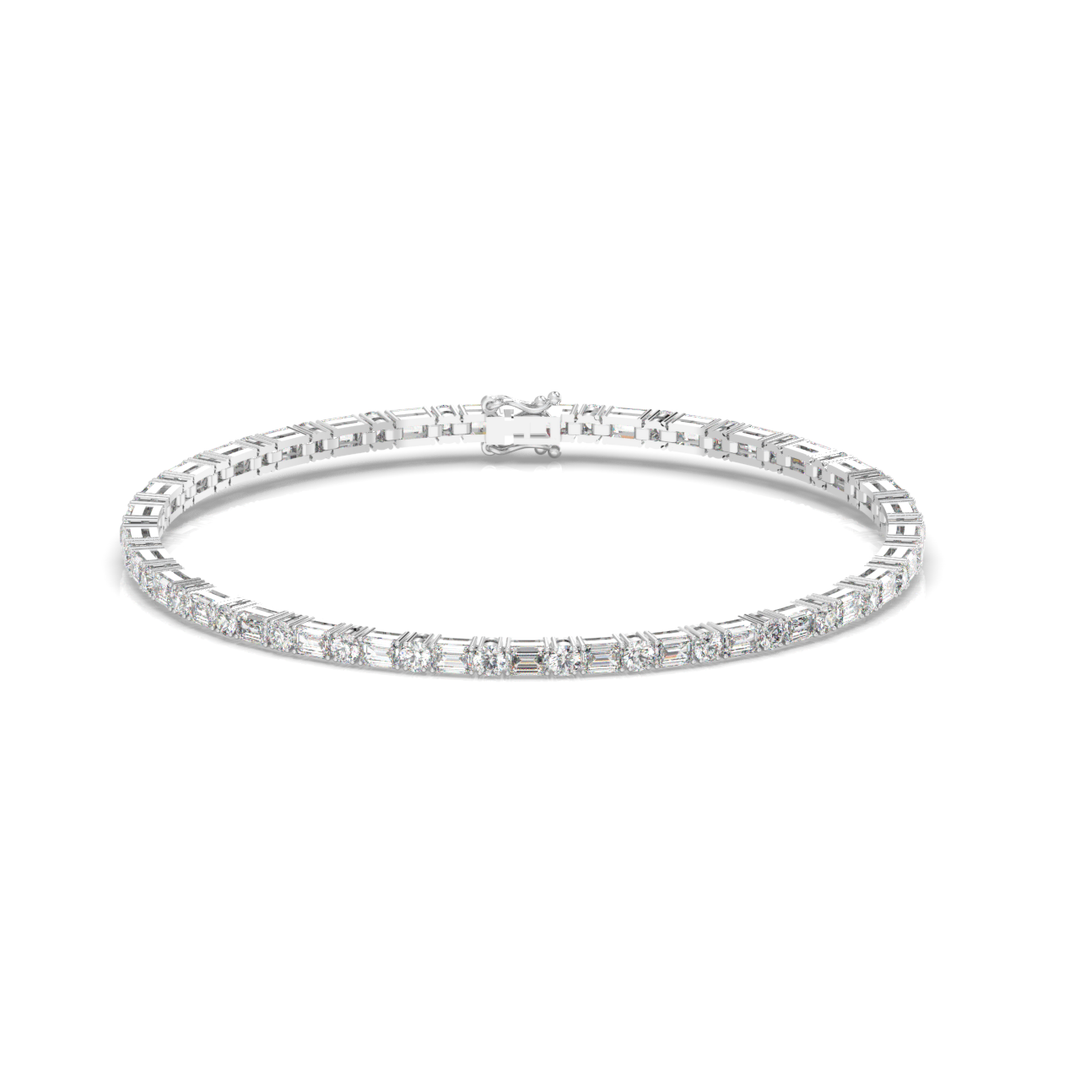 Geometric Lab Grown Diamond Bracelet for every occasion  by Stefee Jewels