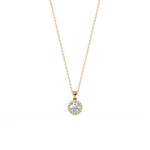 Load image into Gallery viewer, Gleaming Stone Lab Grown Diamond  Pendant Set by Stefee Jewels