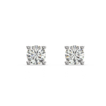 Load image into Gallery viewer, Solitaire Round Lab Grown Diamond Studs Earrings by Stefee