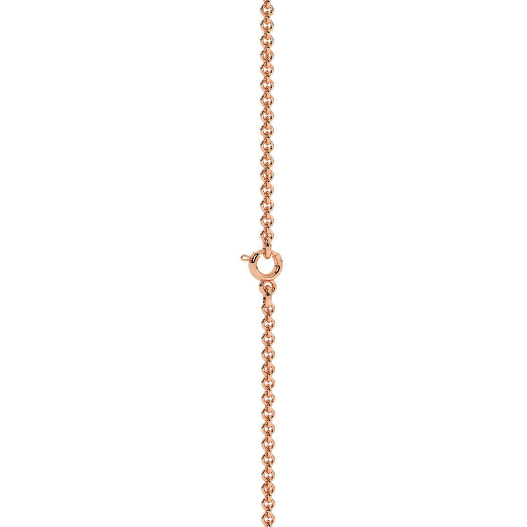 Solitaire Round Lab Grown Diamond Pendant by Stefee