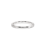 Load image into Gallery viewer, Round Embellished  Lab Grown Diamond Band by Stefee Jewels