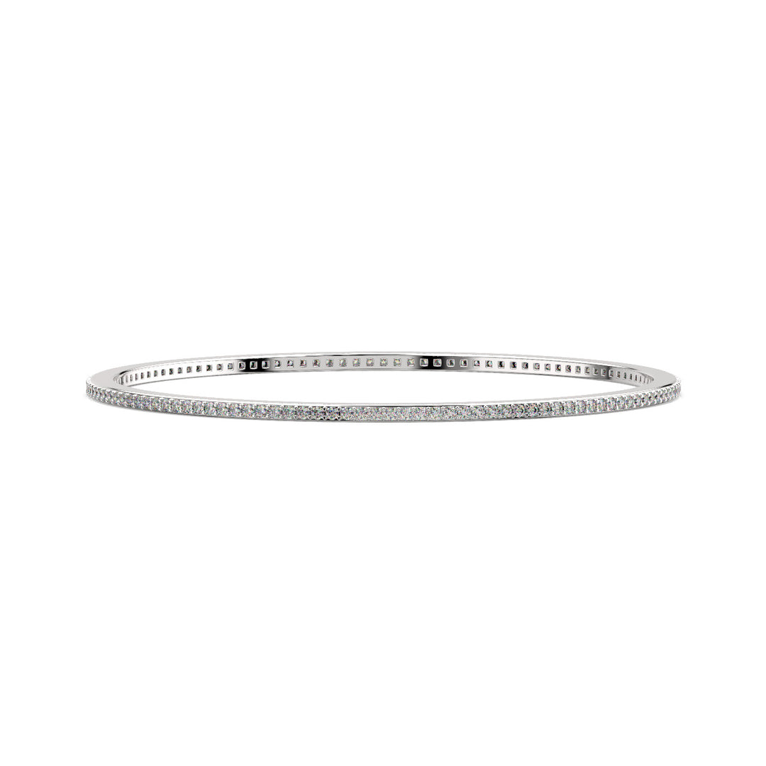 Metro bangle with Lab Grown Diamonds - Small by Stefee