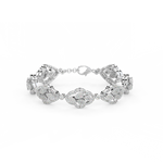 Load image into Gallery viewer, Sparkling Petals Lab Grown Diamond Bracelet by Stefee Jewels