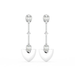 Load image into Gallery viewer, Pure Elegance Lab Grown Diamond Drop Earrings by Stefee Jewels
