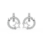 Load image into Gallery viewer, Starry Nightfall Lab Grown Diamond  Pendant Set by Stefee Jewels