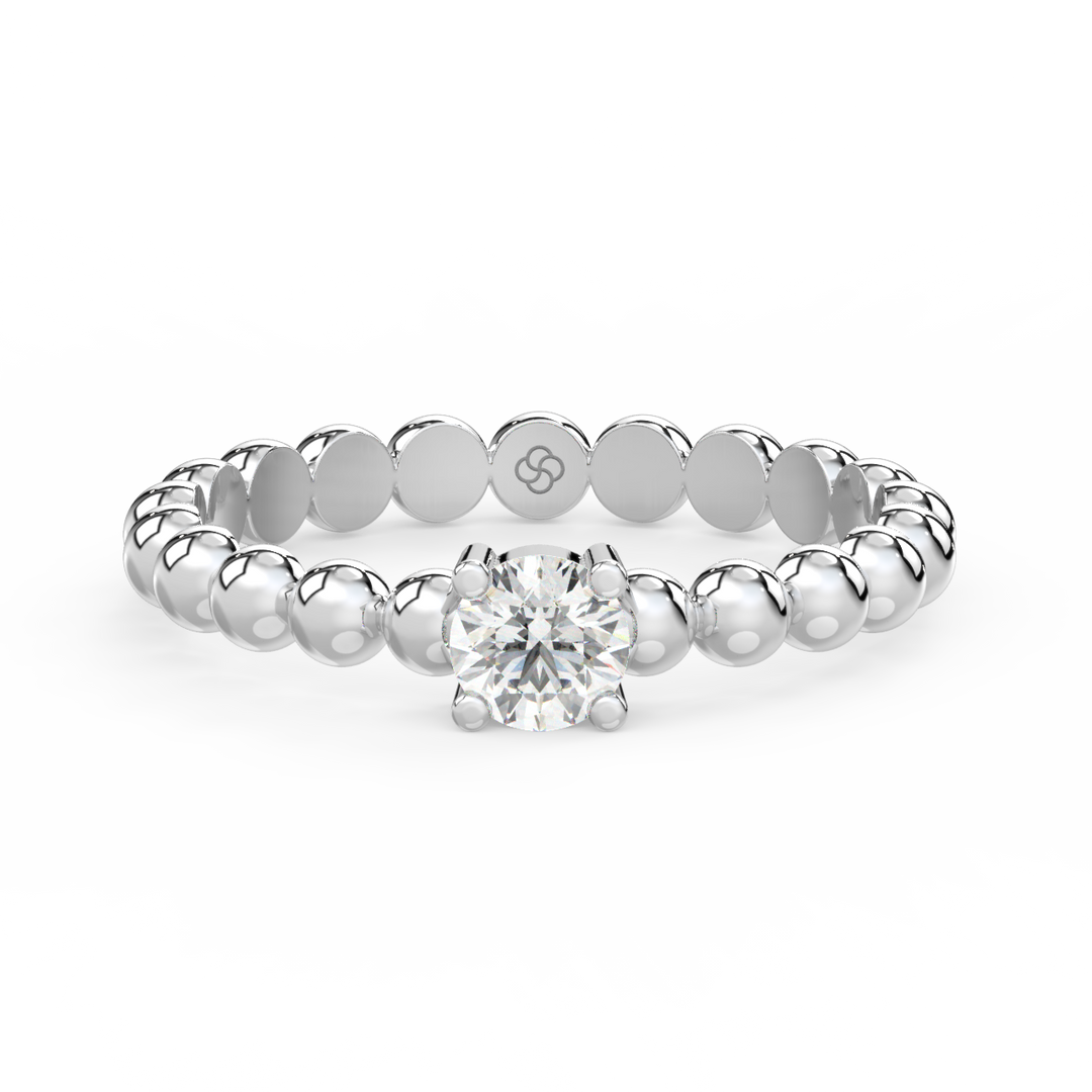 Radiant Single Stone Lab Grown Diamond Ring by Stefee Jewels