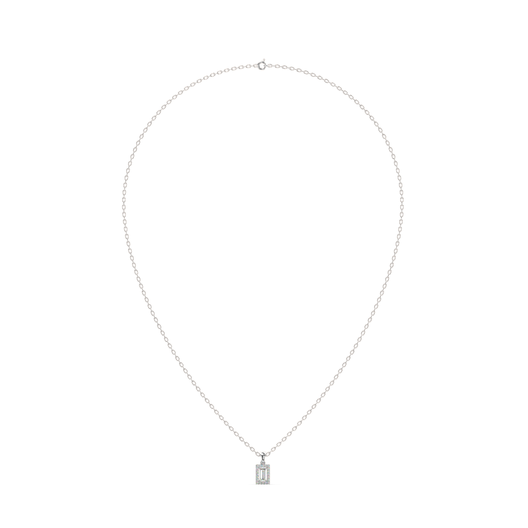 Brilliant Shine  Lab Grown Diamond  Pendant Set by Stefee Jewels