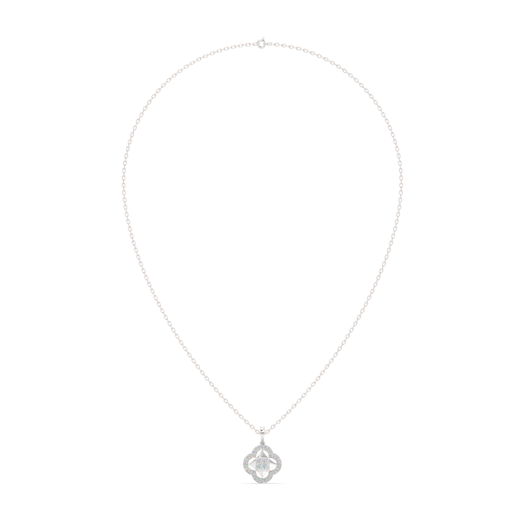 Lab Grown Diamond Apex Pendant by Stefee Jewels