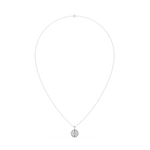 Load image into Gallery viewer, Radiant Flora Lab Grown Diamond  Pendant Set by Stefee Jewels